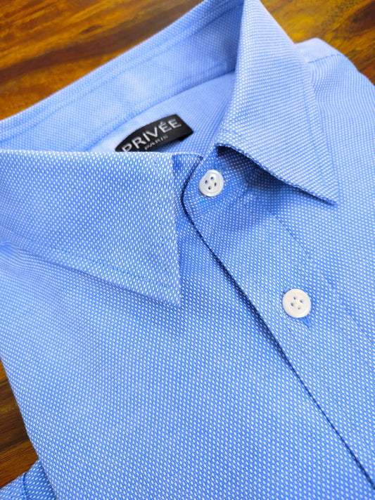 Blue Oxford Shirt Privee Paris