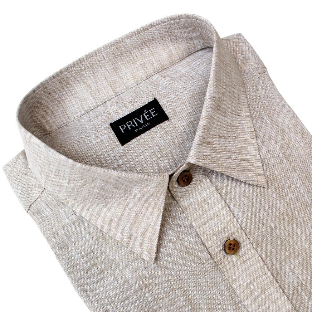 Beige Linen Shirts India