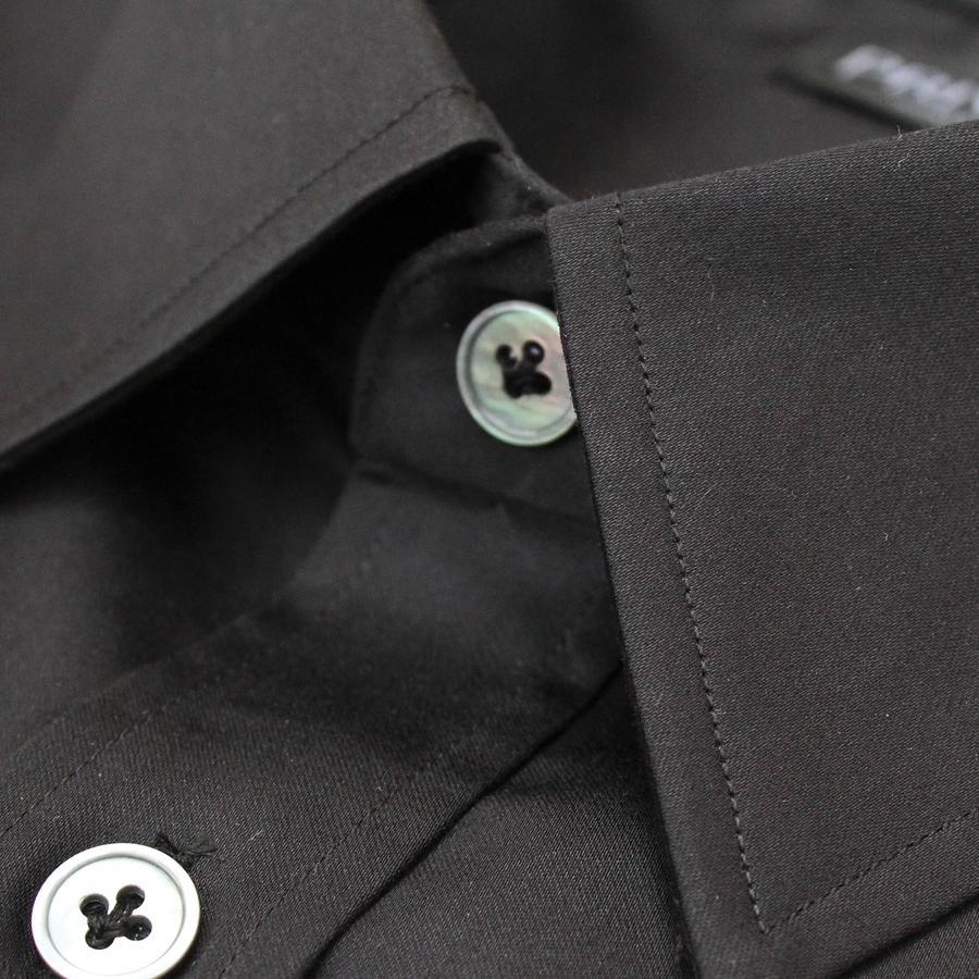 Jet Black Cotton Shirt