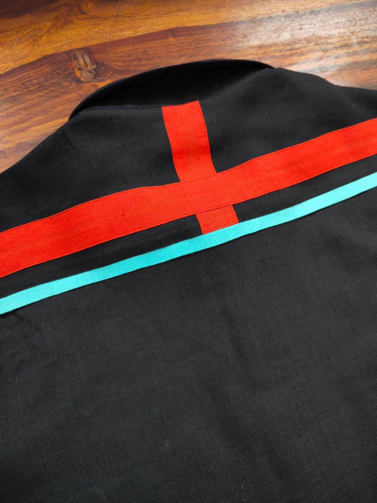 Black Linen Designer Shirt India