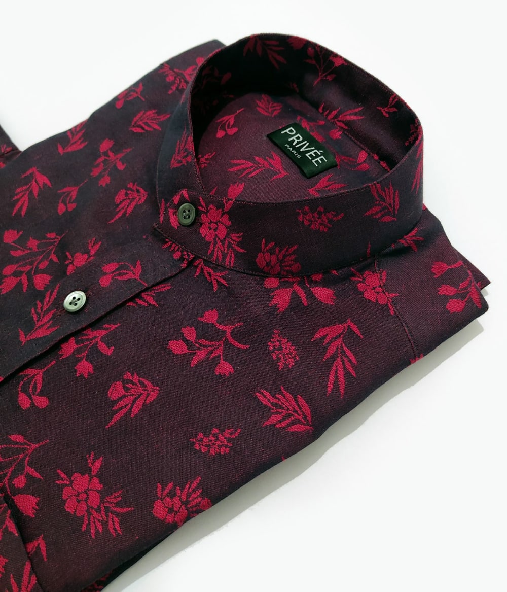 Cherry Red Wedding Shirt