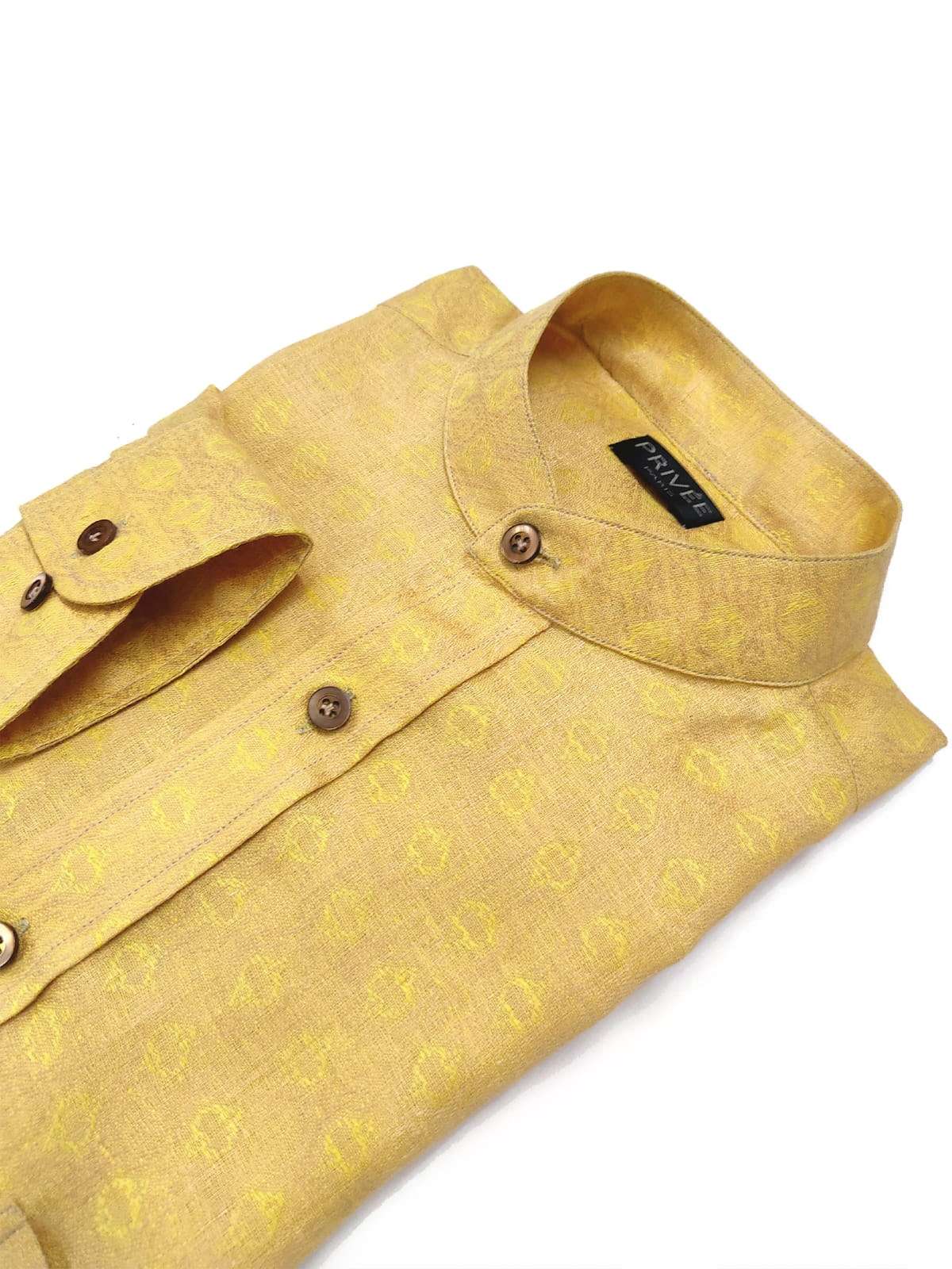 Golden Yellow Linen Shirts
