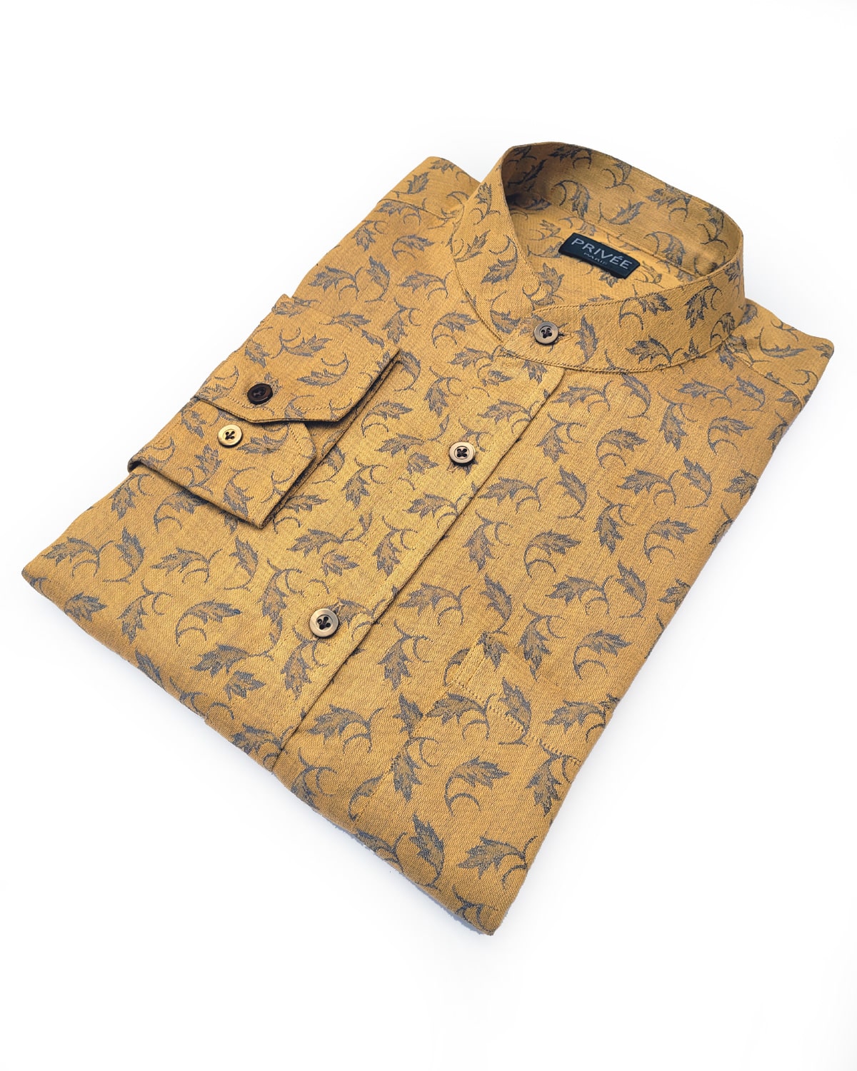Heritage Collection - Medallion Yellow Luxury Shirts