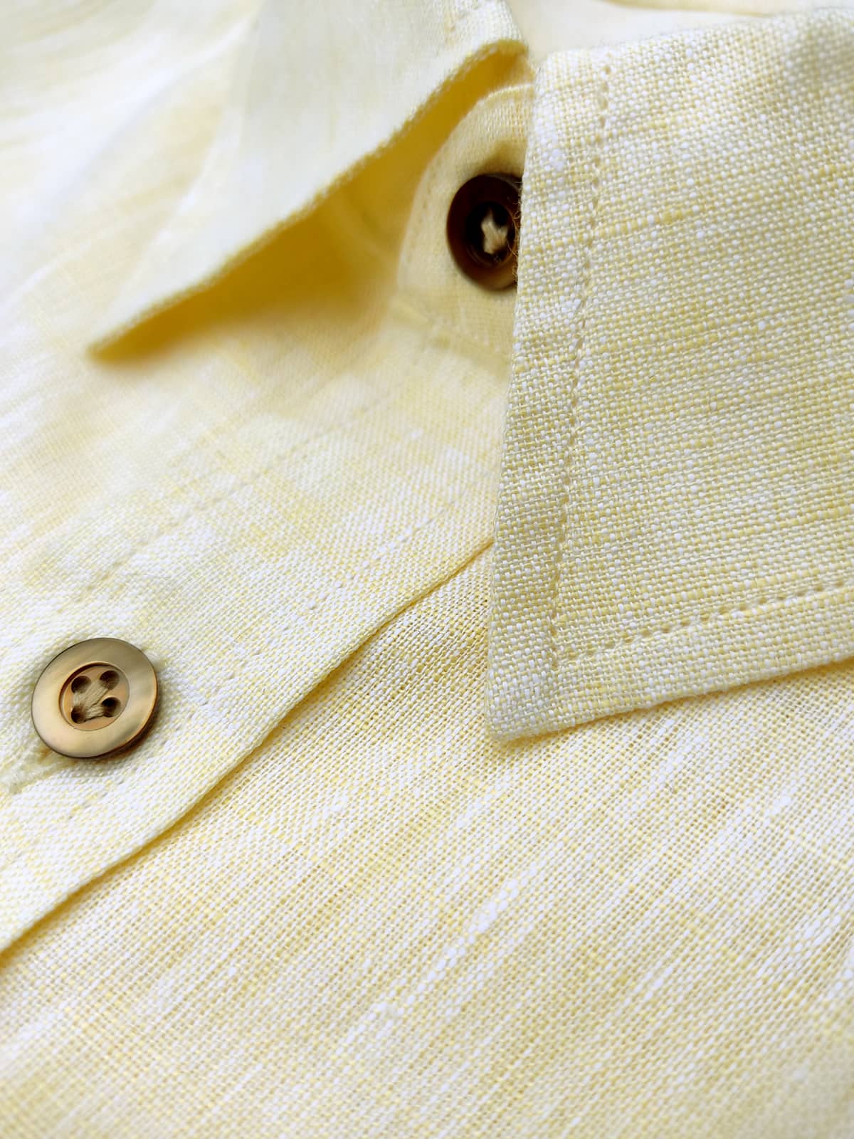 Light Yellow Linen Shirts