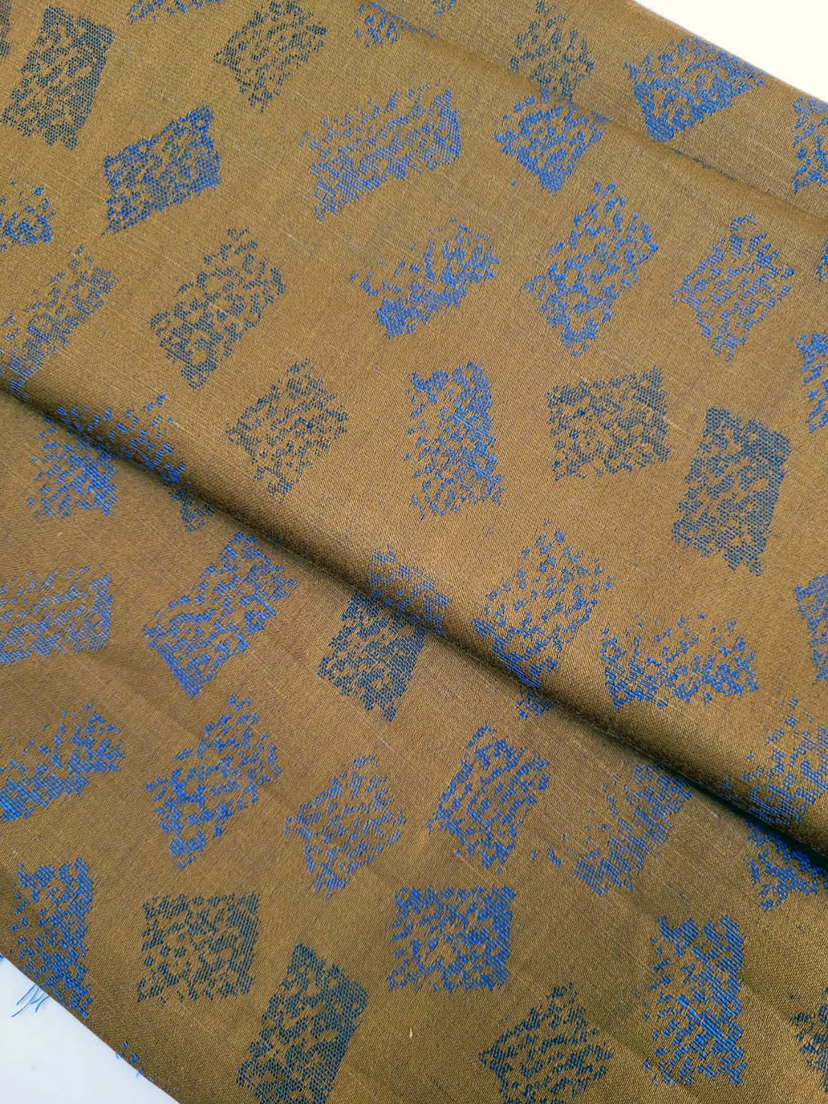 Olive Linen Designer Shirt India