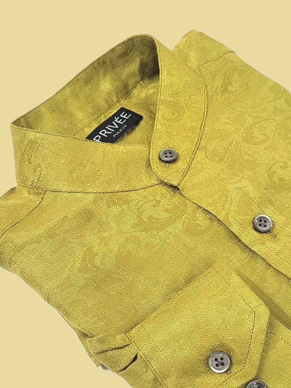 Olive Linen Luxury Shirt (Irish Linen)