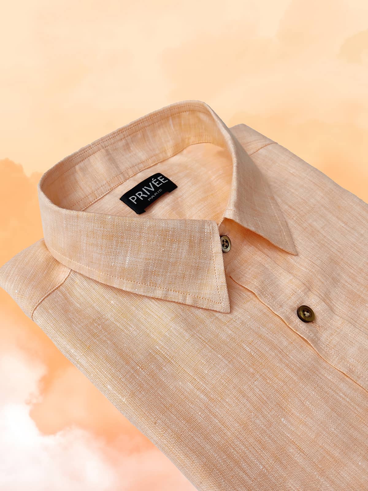Peach Linen Shirts India