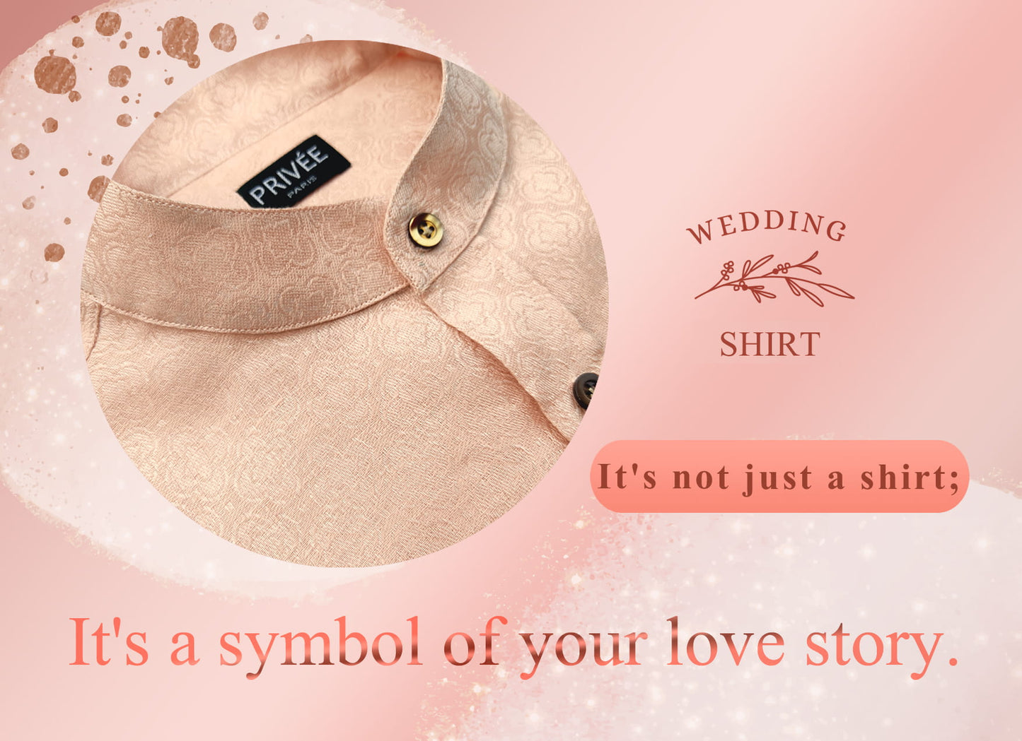 Peach Luxury Shirt (Irish Linen)