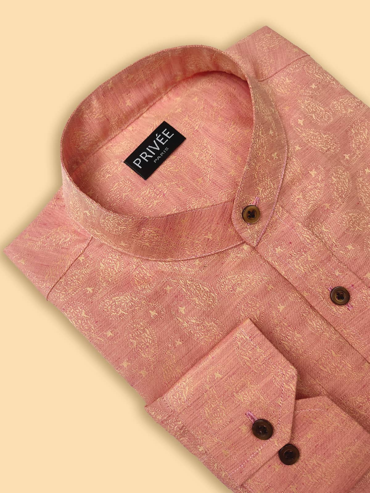 Peach Wedding Shirts