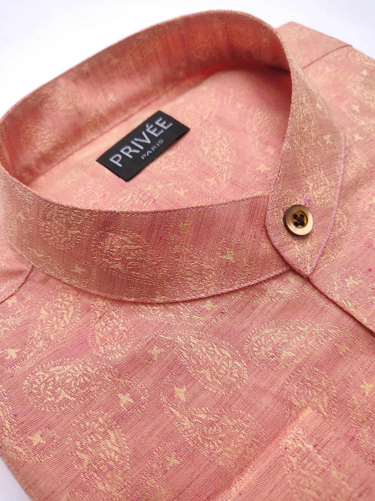 Peach Wedding Shirt India