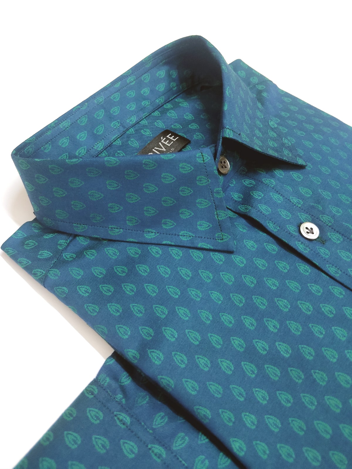Privee Paris Peacock Green Designer Shirt