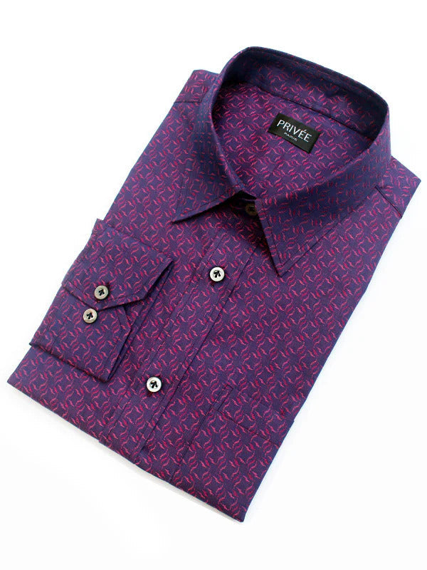 Ceremonial Collection Purple Luxury Shirt India