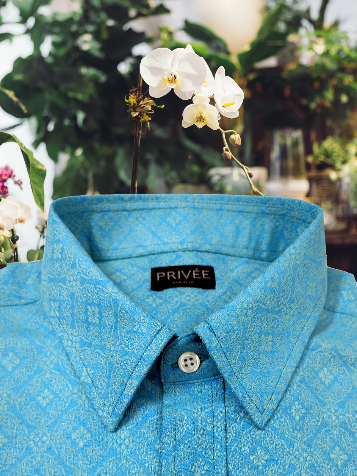 Teal Designer Shirt in India