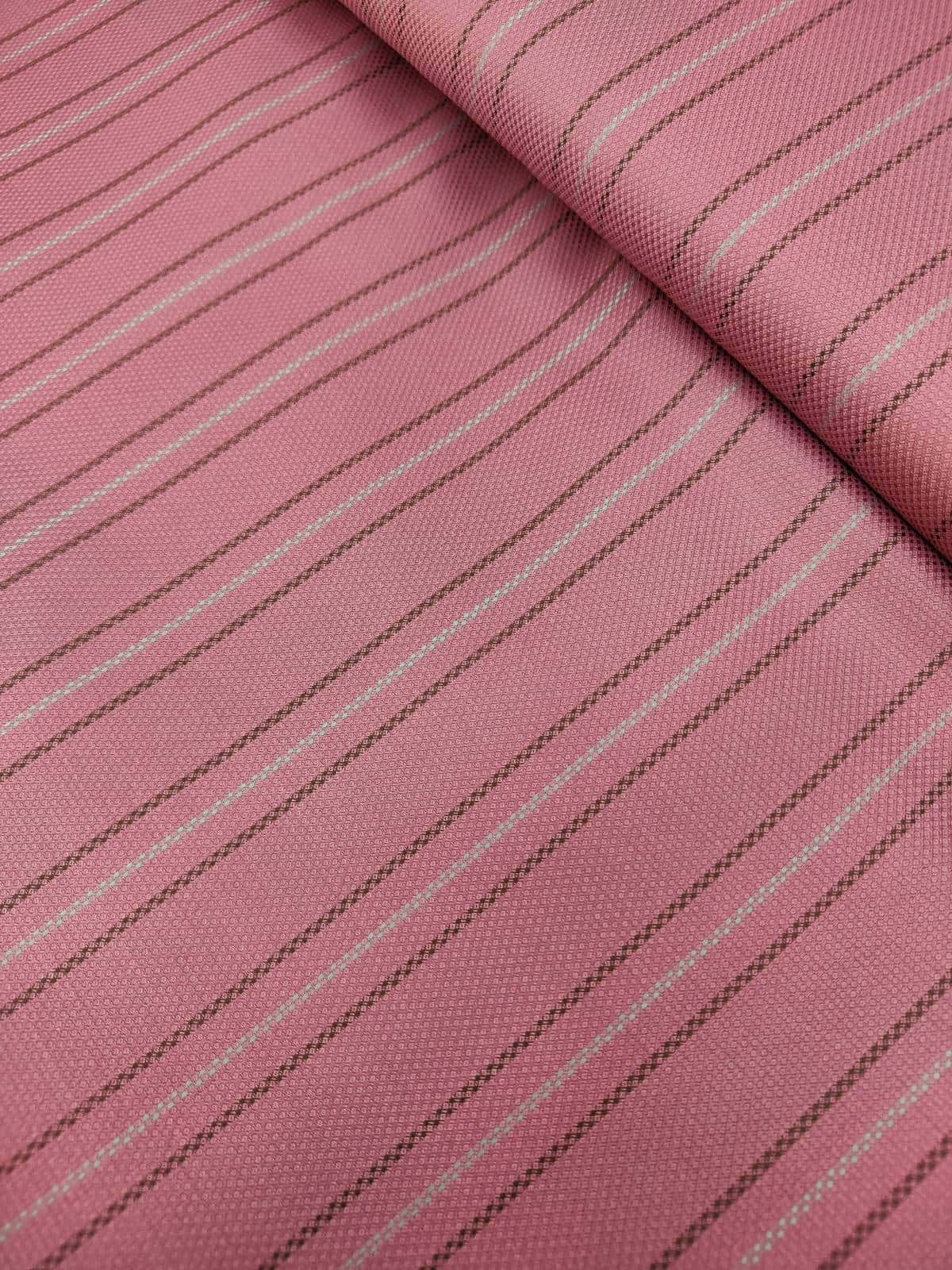 Wine Color Striped Shirt