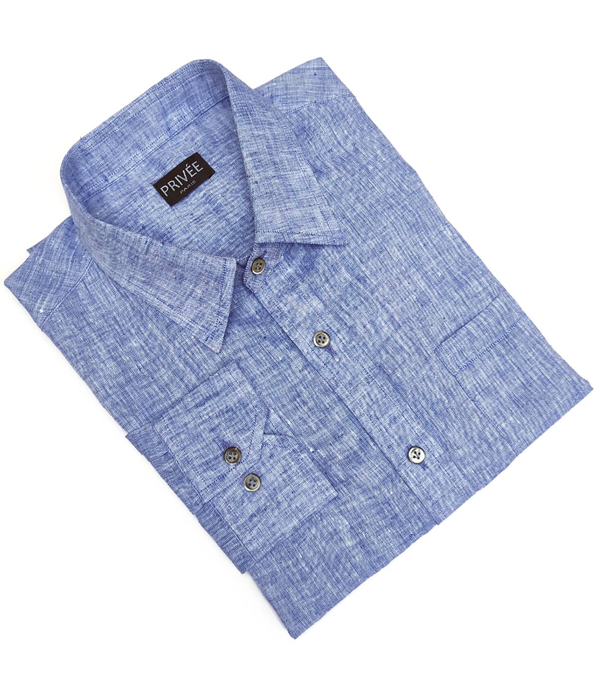 Indigo Blue Linen Shirts