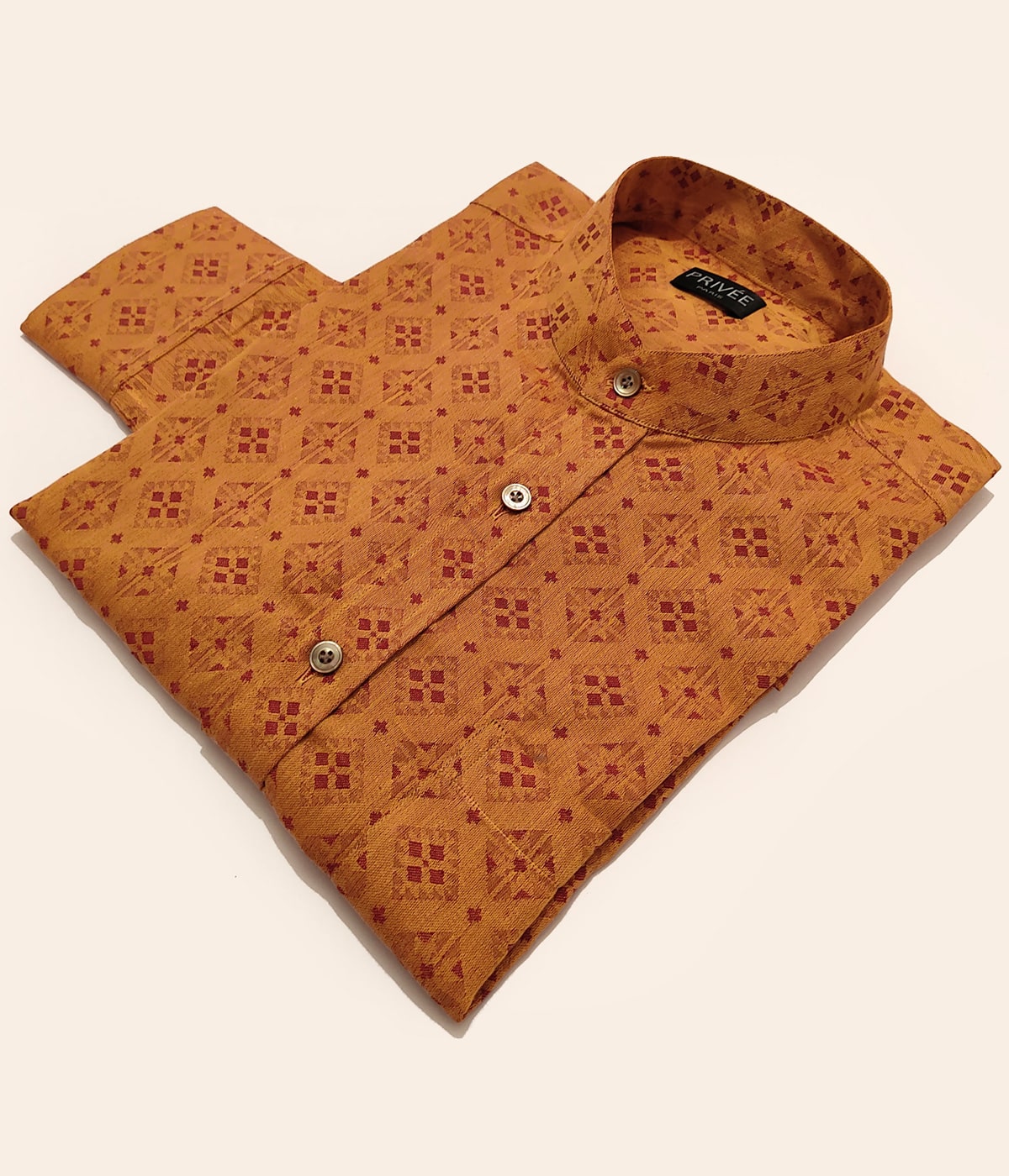 Turmeric Saffron Wedding Shirt India