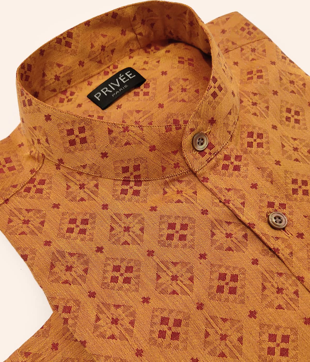 Turmeric Saffron Wedding Shirt