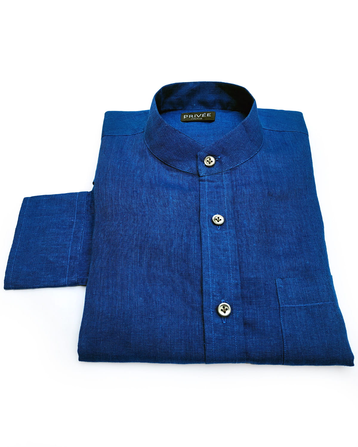 admiral blue linen shirt India