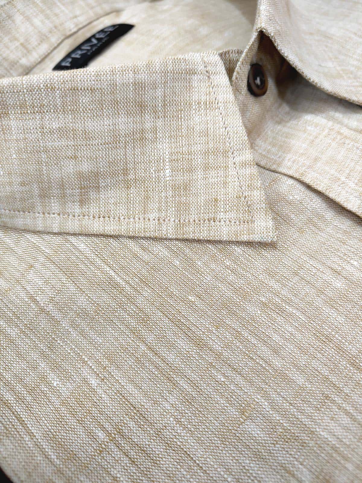 Beige Linen Shirt