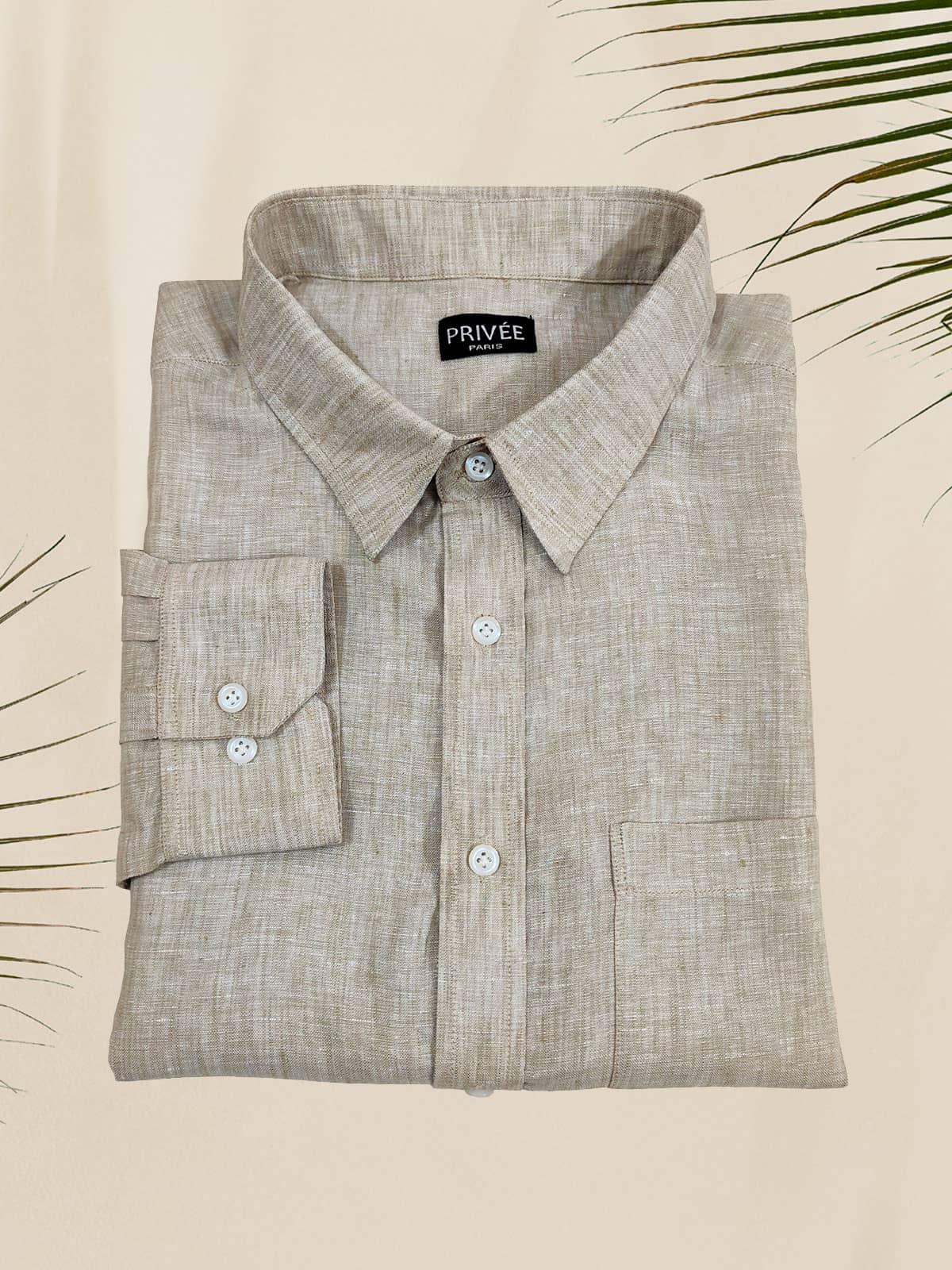 Beige Linen Shirts India