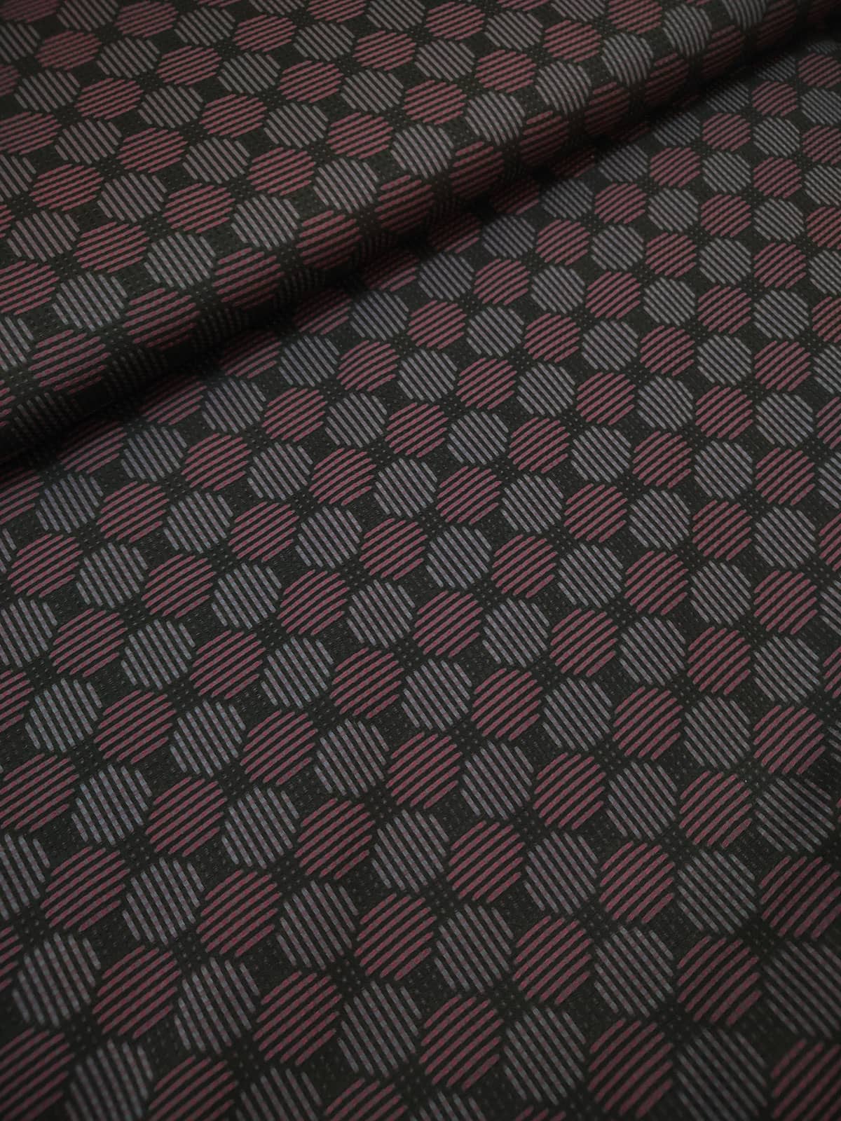 Black Maroon Cocktail Shirt