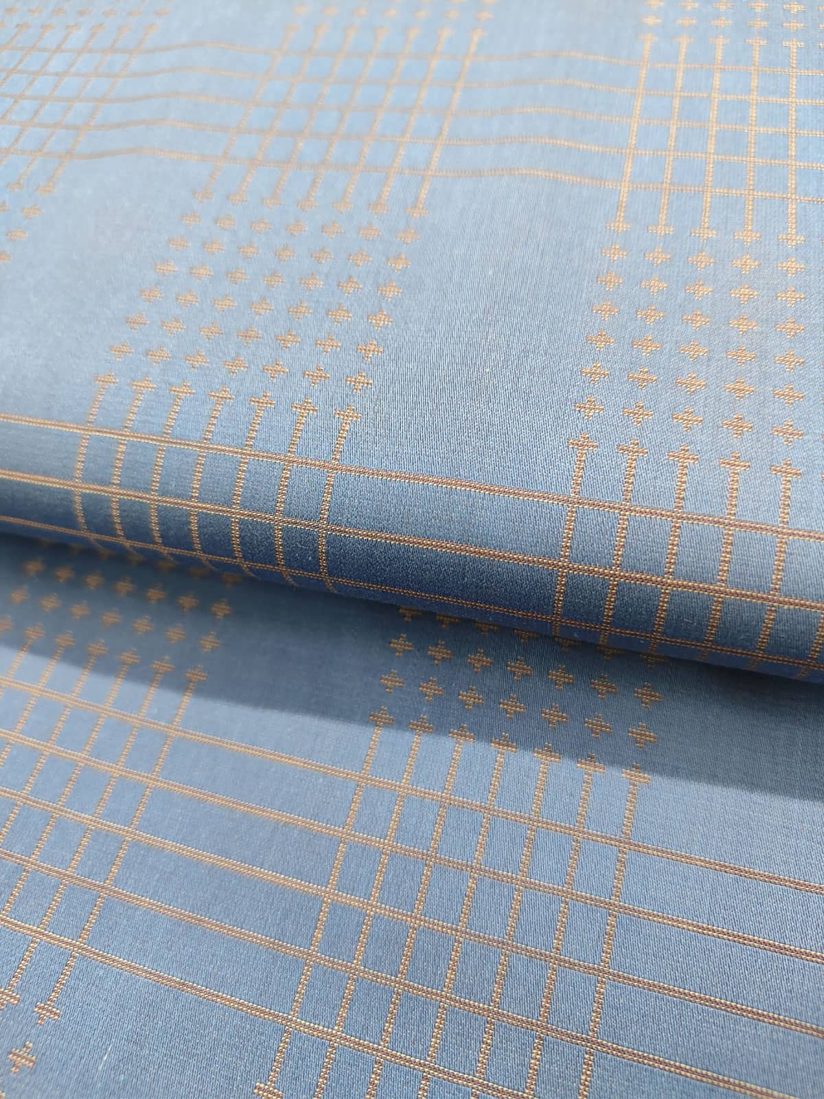 Blue Grey Check Shirt India