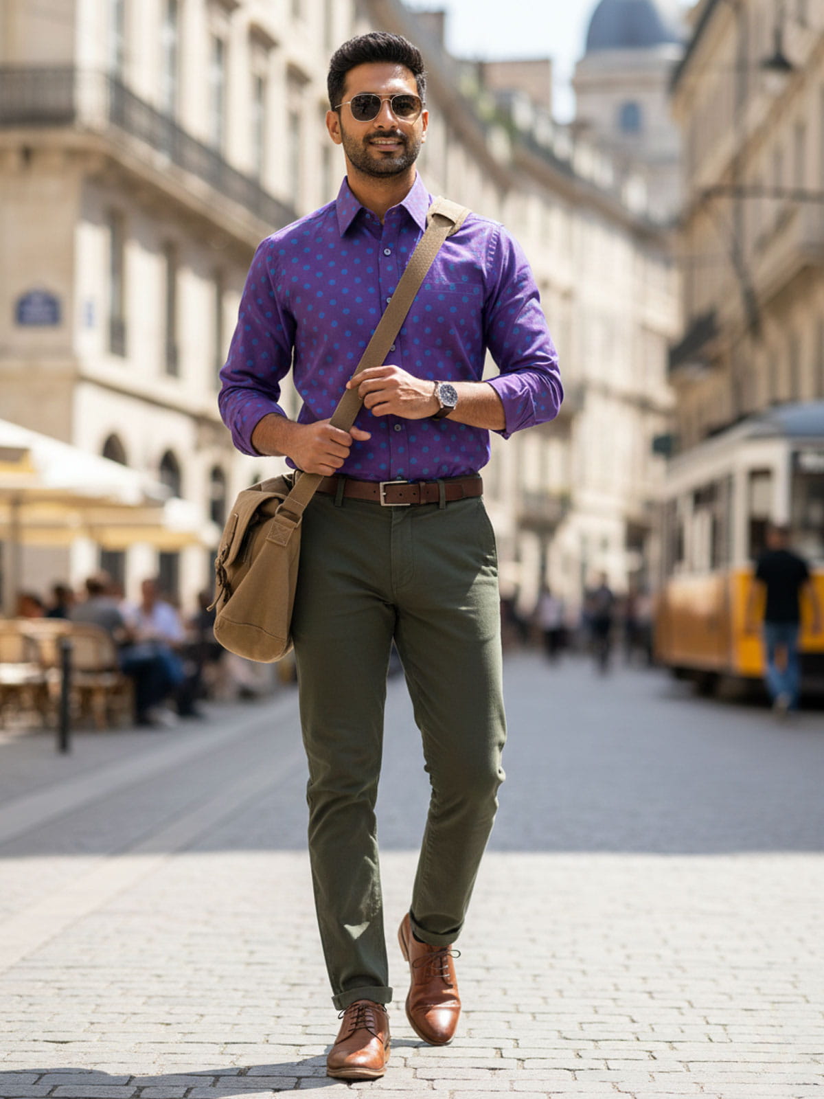 Privee Paris Cobalt Blue Shirt