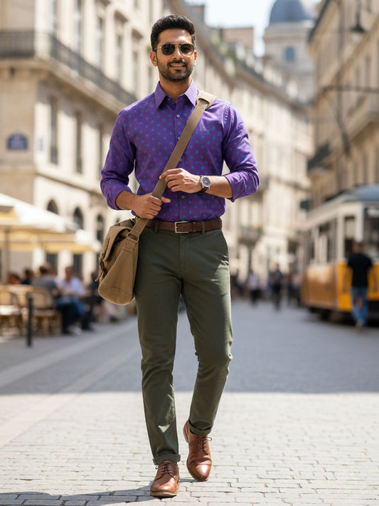 Cobalt Blue Shirt
