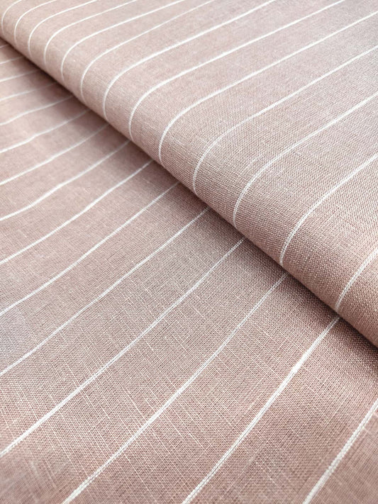 Cottage Cream Striped Linen Shirt