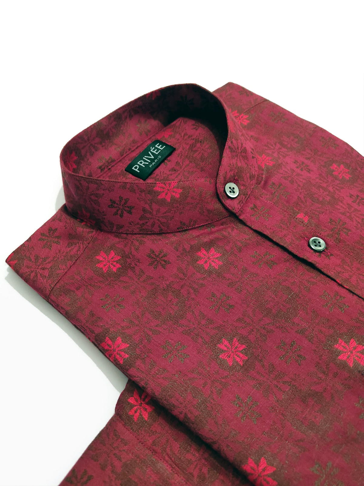 Royal Red Wedding Shirt