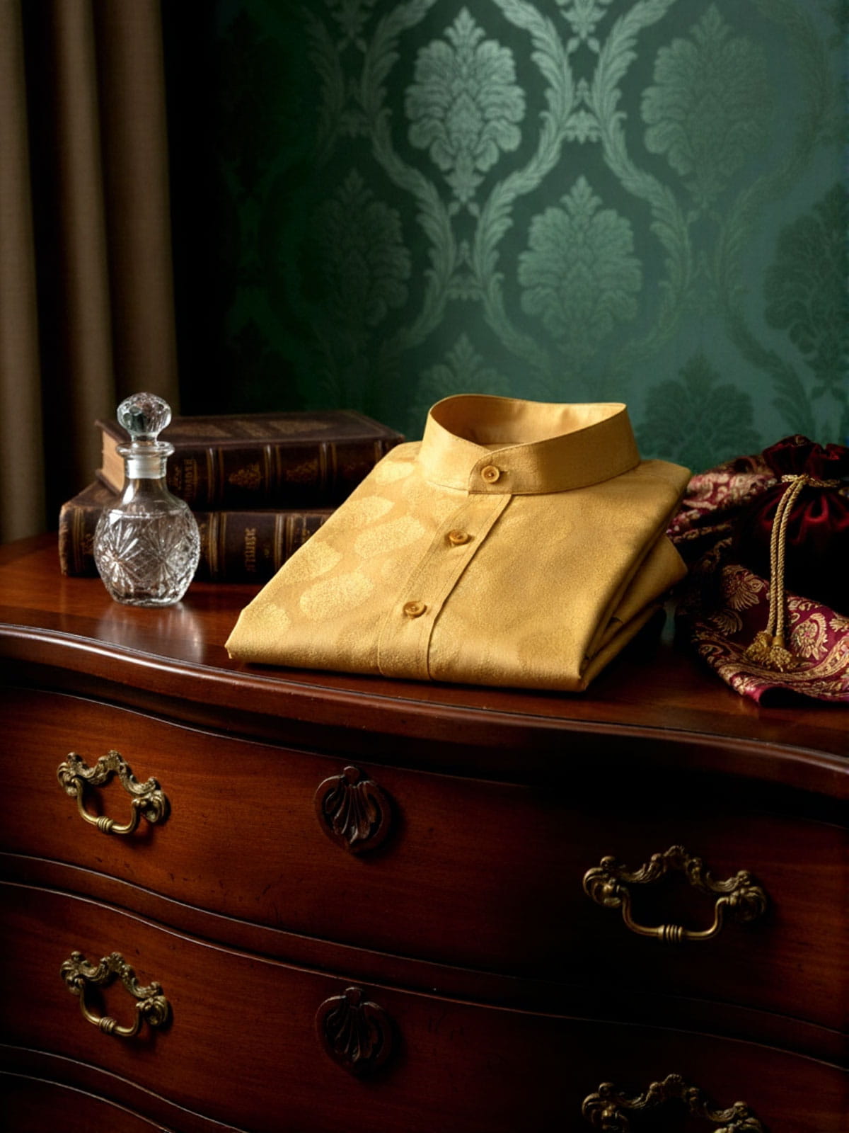 Royal Yellow Wedding Shirt (Irish Linen)
