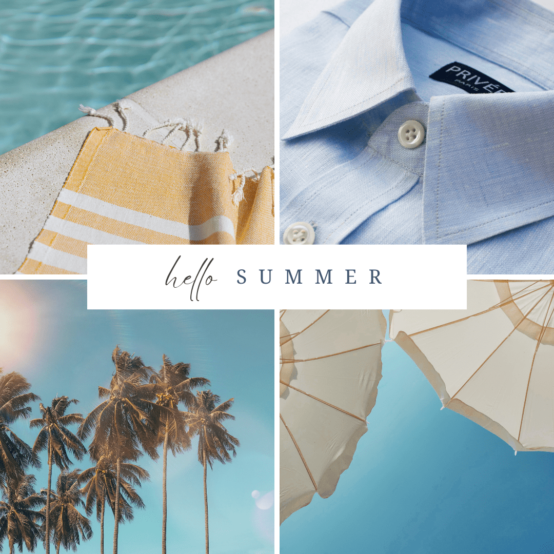 Ice Blue Linen Shirt (For Indian Summer)