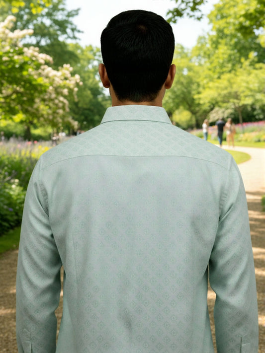 Light Aquamarine Wedding Shirts India