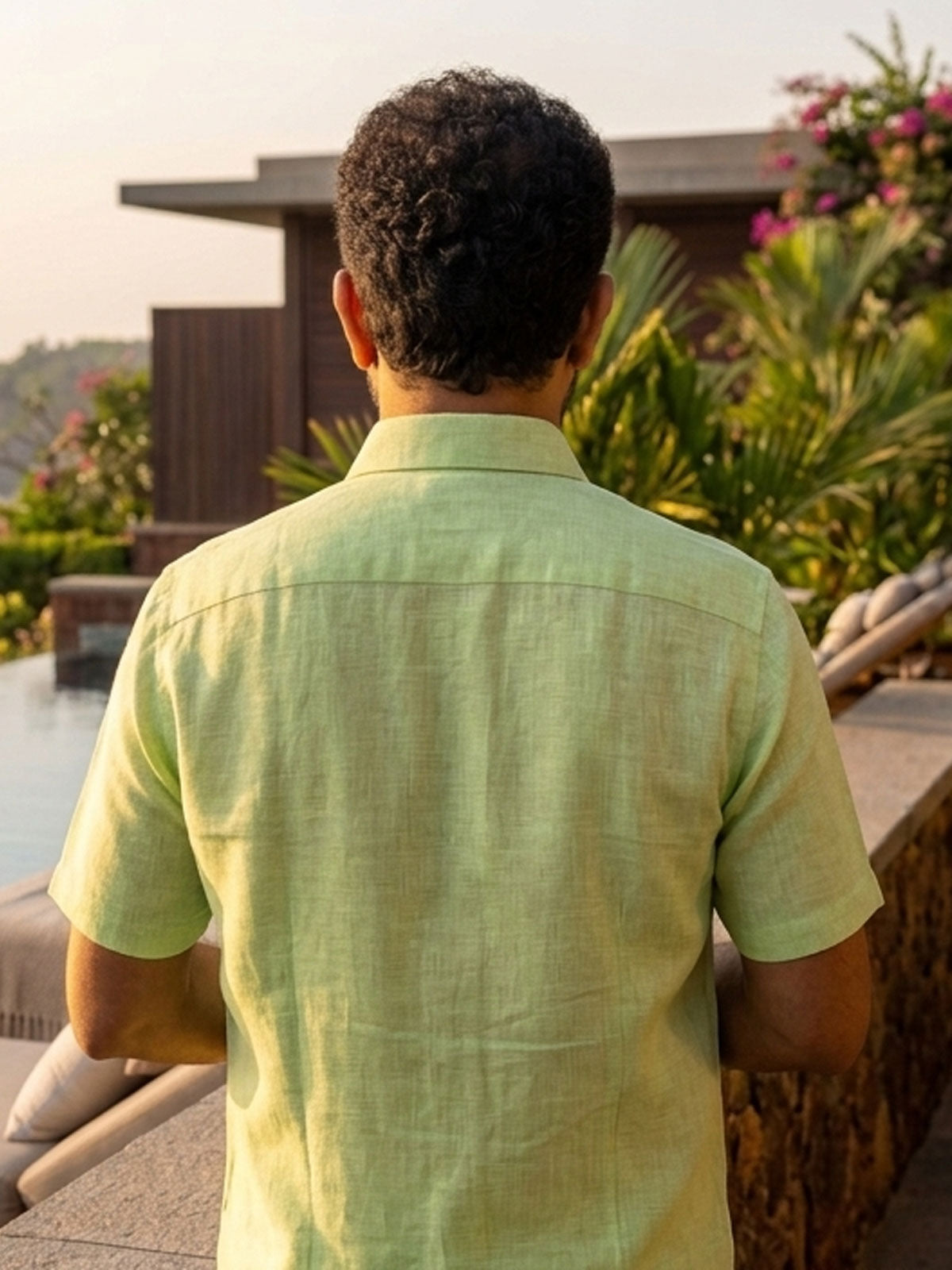 Light Green Linen Shirt India