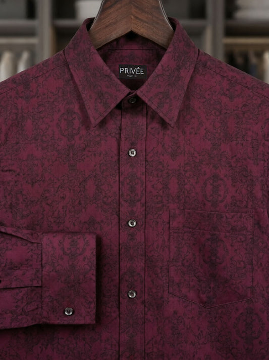 Maroon Wedding Shirt India