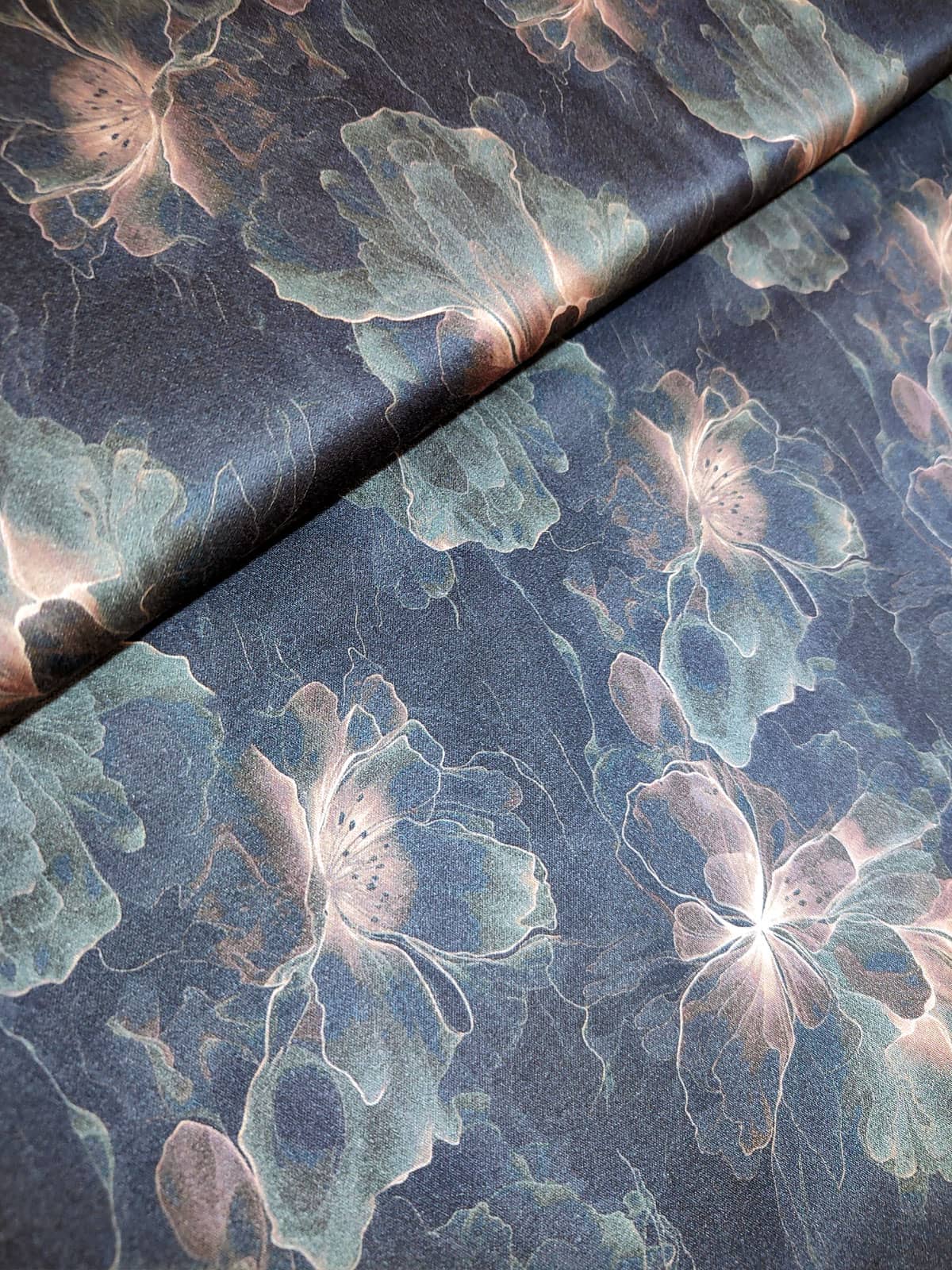 Midnight Blue Floral Print Shirt