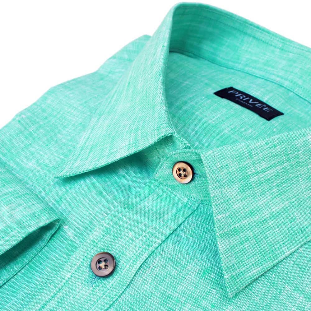 Mint Linen Shirt