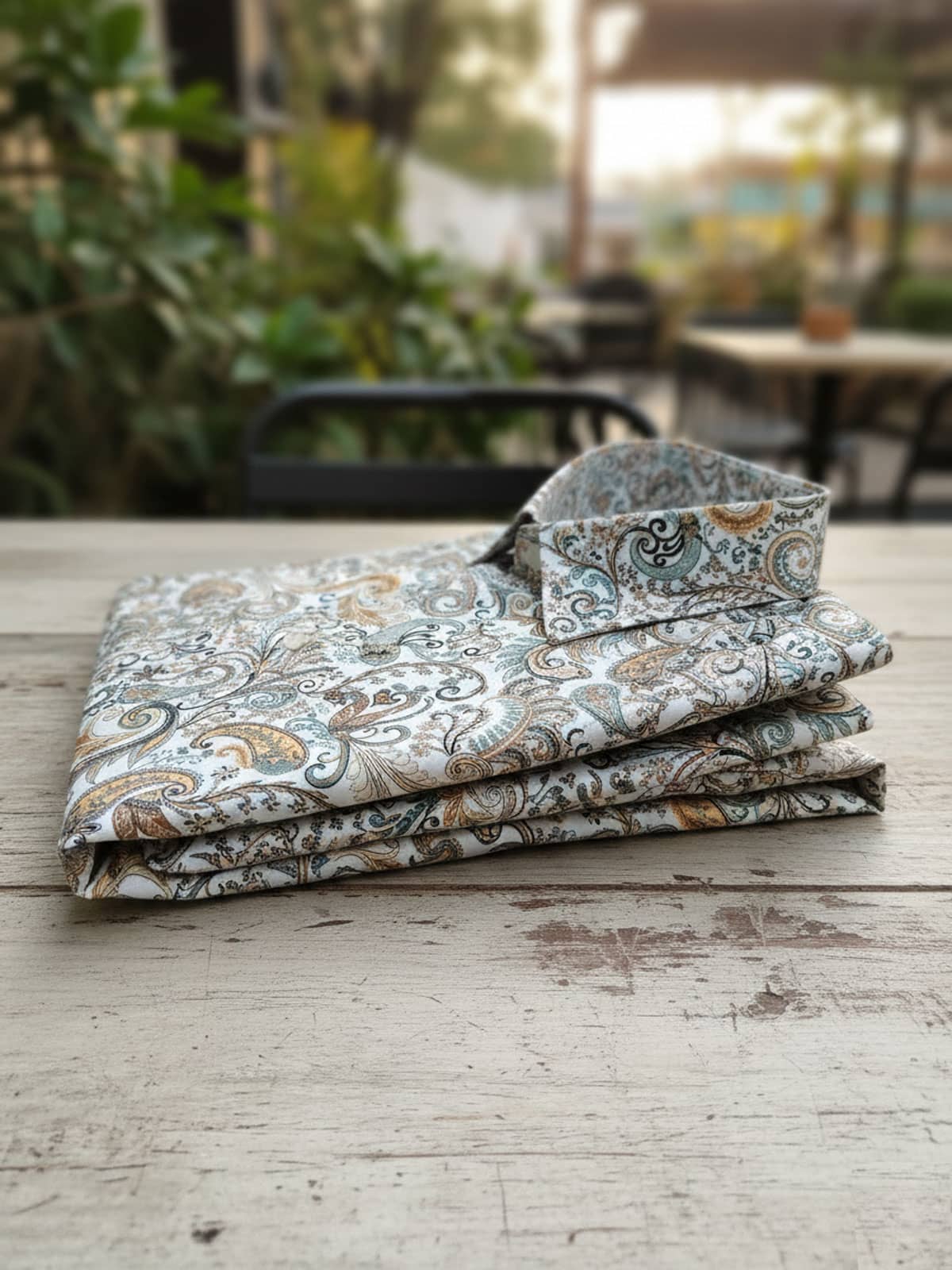 Paisley Print Shirt Privee Paris