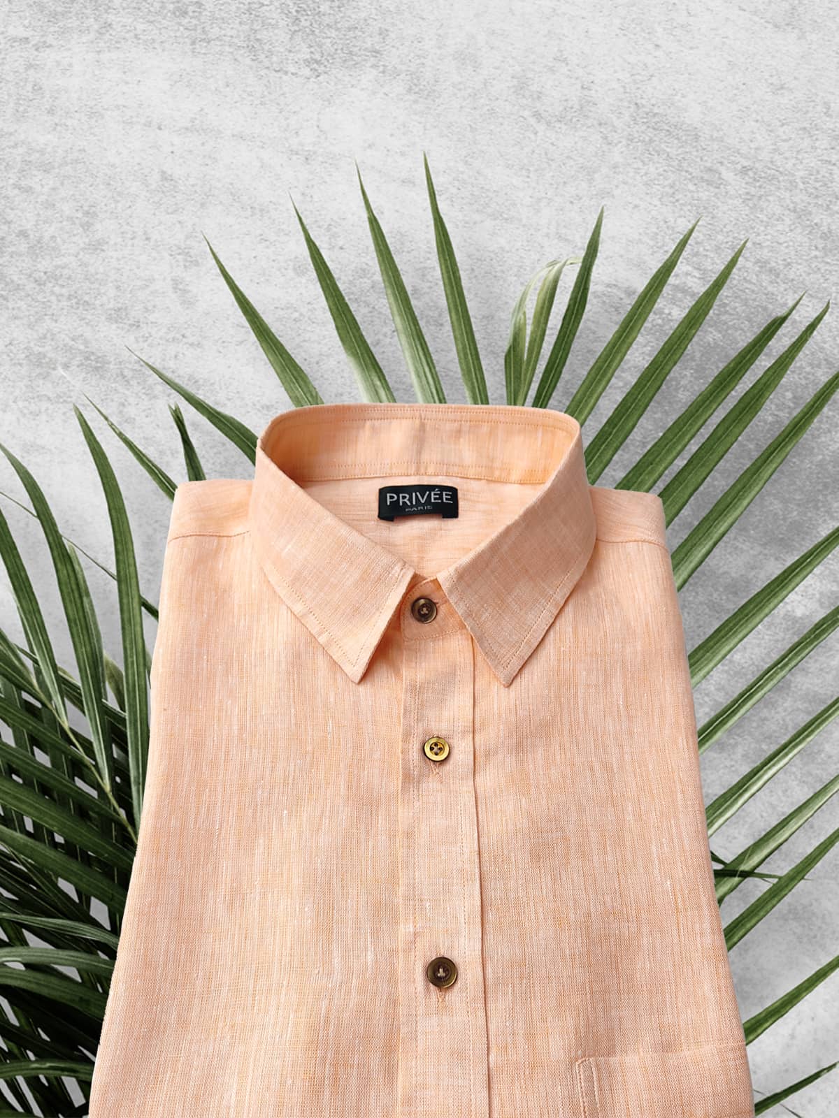 Peach Linen Shirts for Men in India