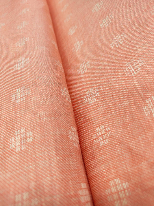 Peach Wedding Shirt Linen