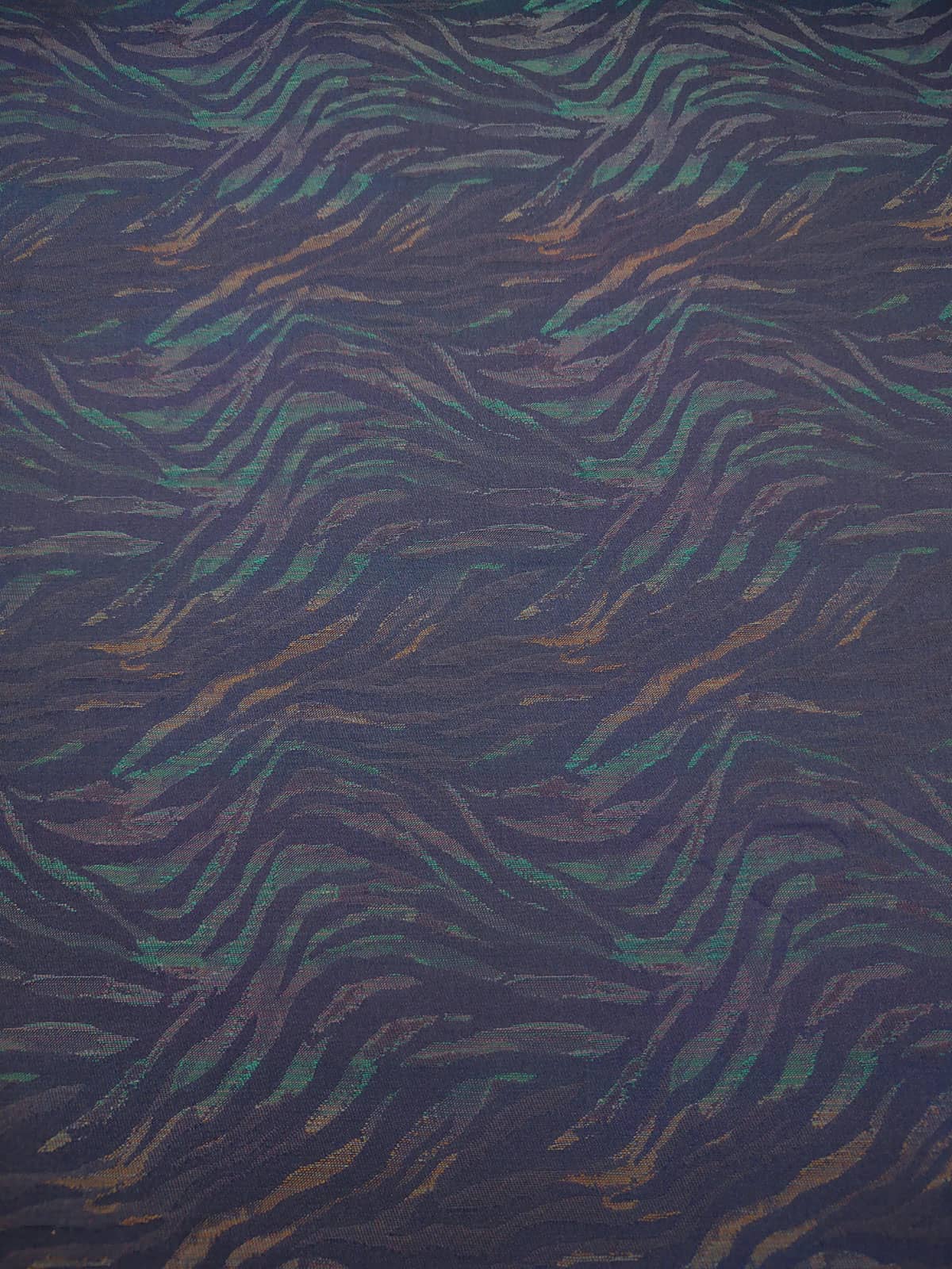 Peacock Colour Shirt (Party Wear) Made from Jacquard Fabric