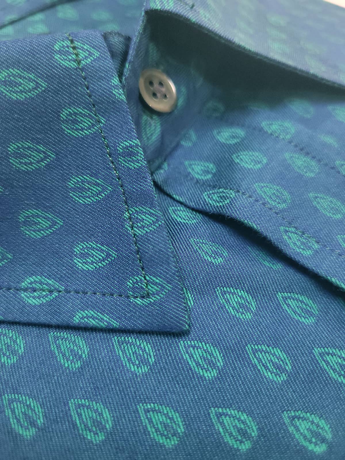 Peacock Green Designer Shirt