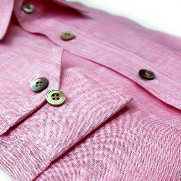 Privee Paris Pink Linen Shirt