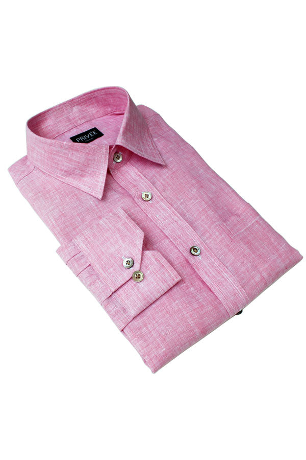 Pink Linen Shirts India