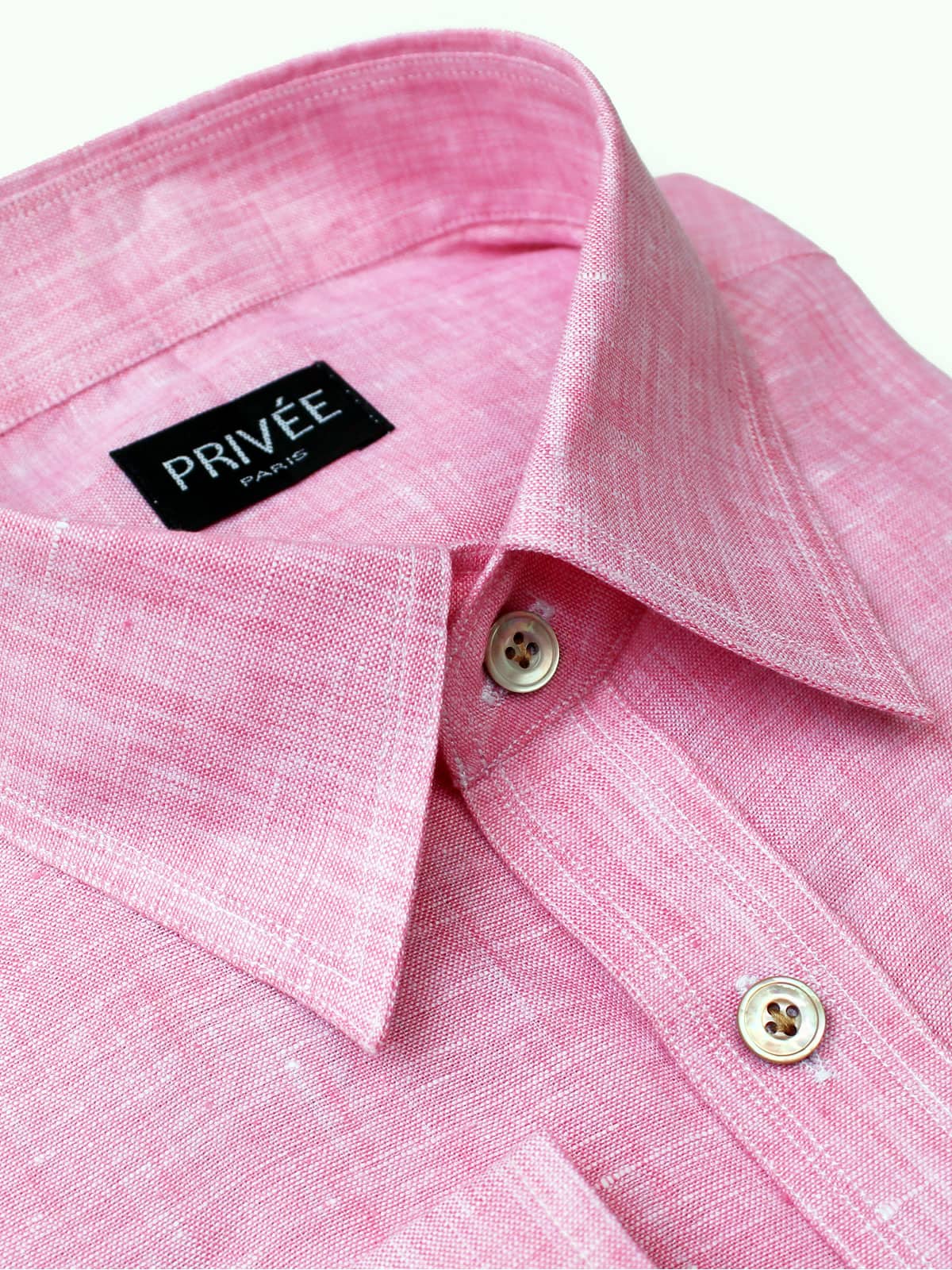 Pink Linen Shirt