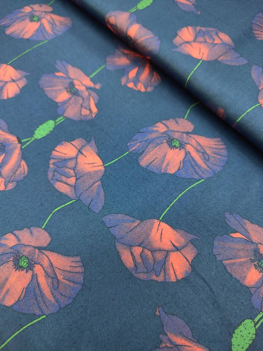 Poppy Print Shirt