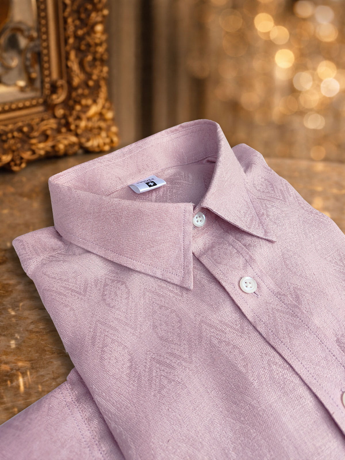 Rose Mauve Luxury Shirt (Irish Linen)