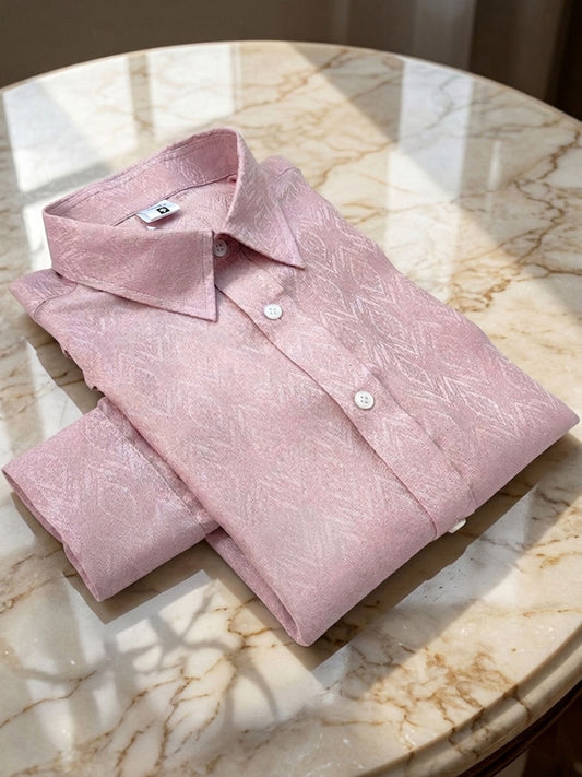 Rose Mauve Luxury Shirt (Irish Linen)