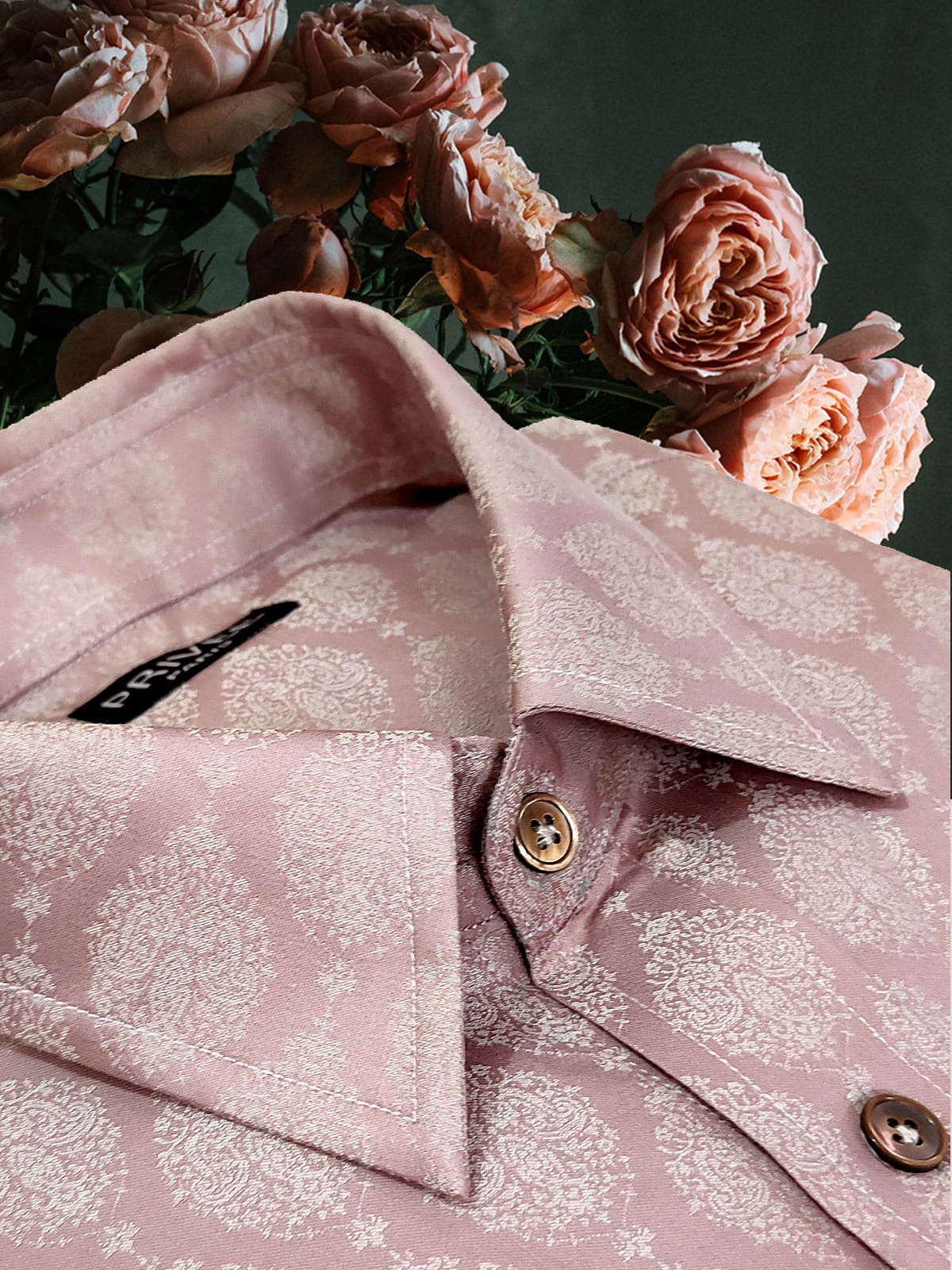 Rose Mauve Wedding Shirt for Men in India