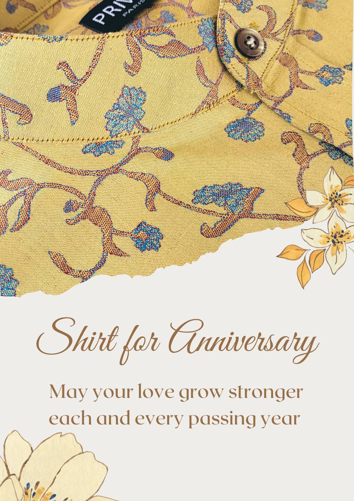 Royal Yellow Linen Luxury Shirt (Anniversary Edition)